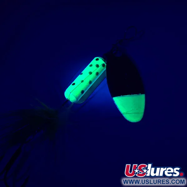 Silverlake Spinnare, Guld / Fluorescerande Grön, 3,7g, Fjäderkrok, #5557