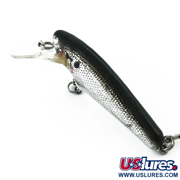 Bagley Small Fry Shad Wobbler, Silver, 9g, Fjällmönster, #5569