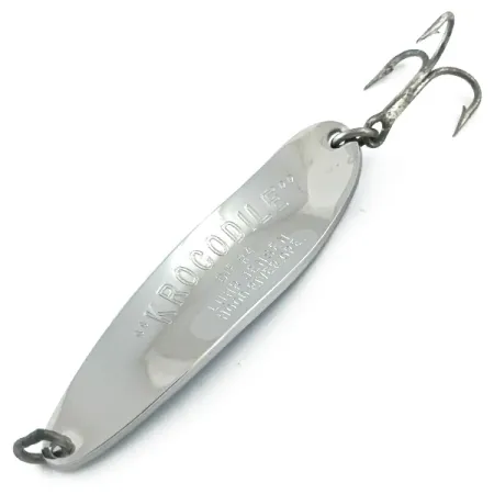 Luhr Jensen Krocodile Die #4 Skeddrag, Nickel / Blå, 19g, #5599