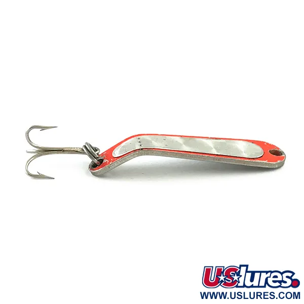 Luhr Jensen Hus-lure Skeddrag, Nickel/Orange UV Glow, 4g, #5610