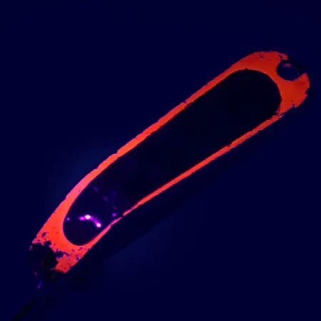 Luhr Jensen Hus-lure Skeddrag, Nickel/Orange UV Glow, 4g, #5610