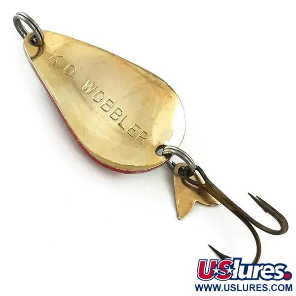 Acme K.O. Wobbler Skeddrag, Röd / Vit / Guld, 14g, Sonic Flipper, #5628