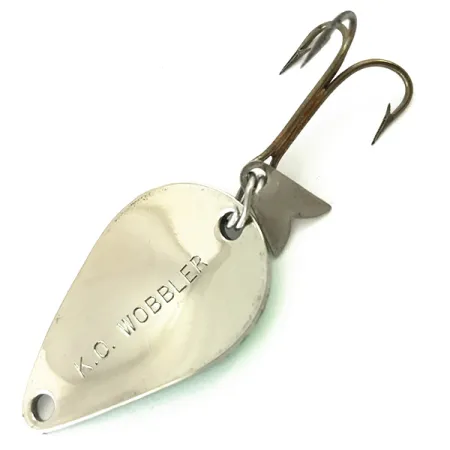 Acme K.O. Wobbler UV Skeddrag, Nickel / Grön, 7g, Sonic Tail, #5629