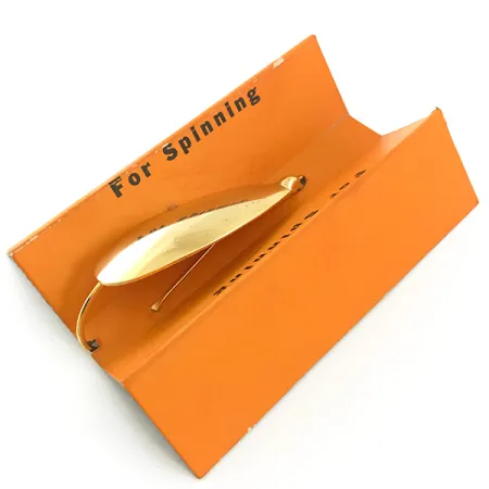 Vintage Johnson Silver Minnow Skeddrag, Guld, 9g, Vasskyddat, #5632