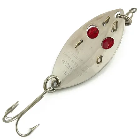 Hofschneider Red Eye junior Skeddrag, Nickel/Lila, 10g, Glasögon, #5641