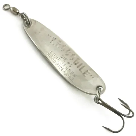 Luhr Jensen Krocodile Die #3 Skeddrag, Nickel/Guldhologram, 10g, #5643