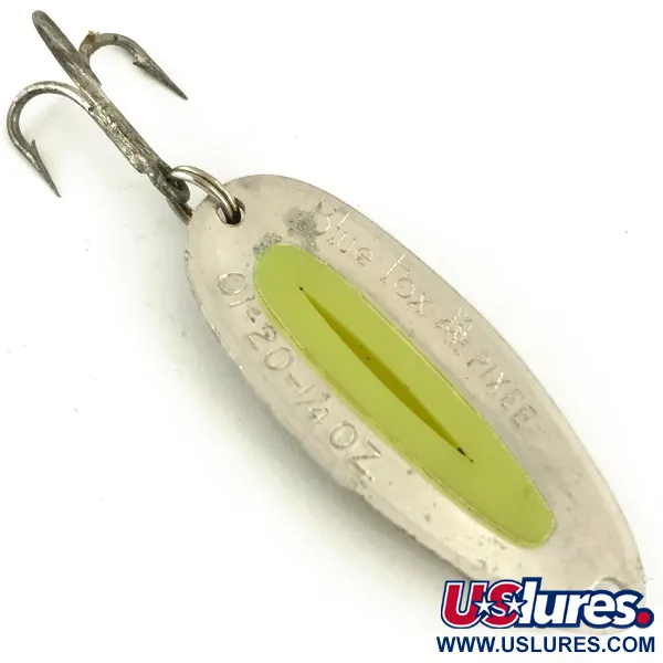 Blue Fox Pixee UV Skeddrag, Hamrat Nickel, 7g, Gult Ägg, #5651