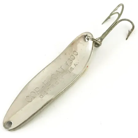 Dardevle Cop-E-Cat 7300 Skeddrag, Gädda/Nickel, 10g, Hamrad, #5652