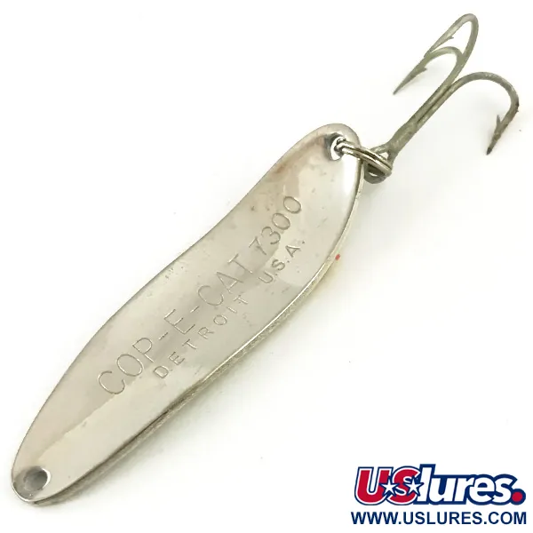 Dardevle Cop-E-Cat 7300 Skeddrag, Gädda/Nickel, 10g, Hamrad, #5652