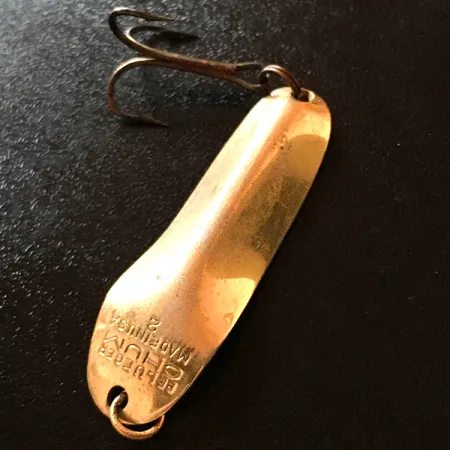 Pflueger Chum Skeddrag, Guld, 7g, Vintage USA, #5659