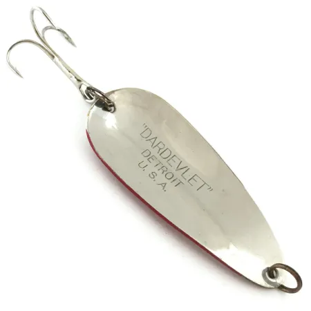 Dardevle Dardevlet Skeddrag, Röd/Vit/Nickel, 21g, Långkastande, #5667