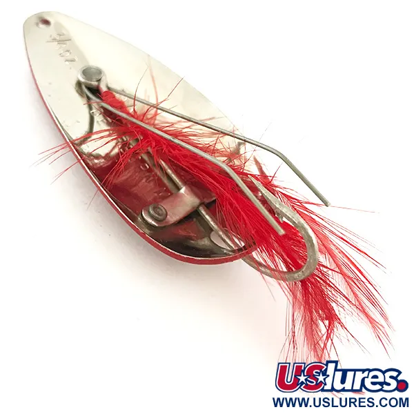 Eppinger Weedless Dardevle Dardevlet Skeddrag, Röd/Vit/Nickel, 21g, #5680