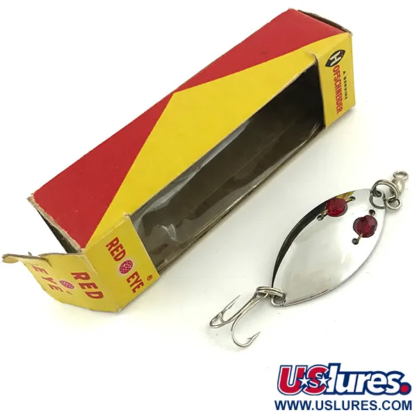 Hofschneider Red Eye Skeddrag, Nickel / Röd, 6.5g, Glasögon, #5683