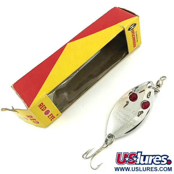 Hofschneider Red Eye Skeddrag, Nickel / Röd, 6.5g, Glasögon, #5683