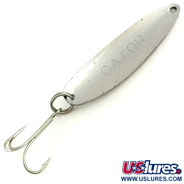 Gator Skeddrag, Nickel / Rosa Hologram, 16g, Rostfritt stål, #5688