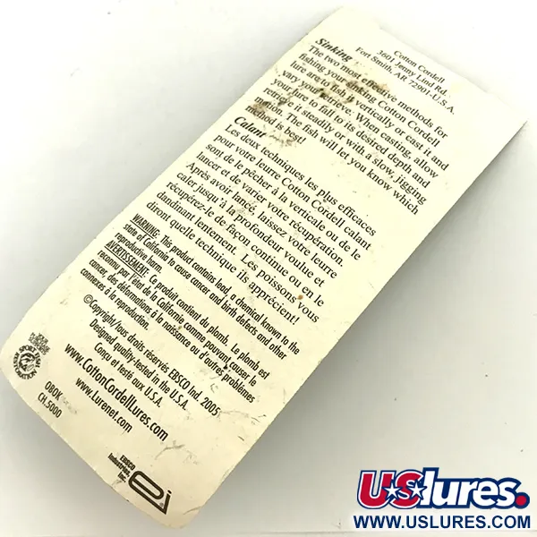 Cotton Cordell CC Spoon Jig, Hamrad nickel, 24g, skeddrag, #5691