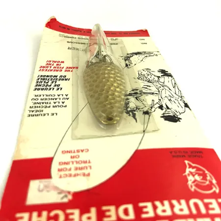 Dardevle Imp Klicker Skeddrag, Hamrad Mässing, 11g, Ljudblad, #5699