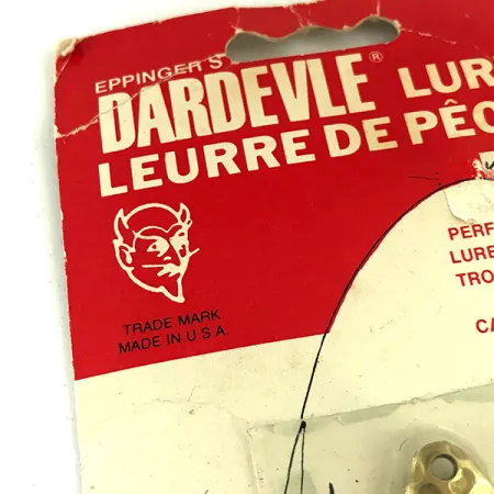 Dardevle Imp Klicker Skeddrag, Hamrad Mässing, 11g, Ljudblad, #5699