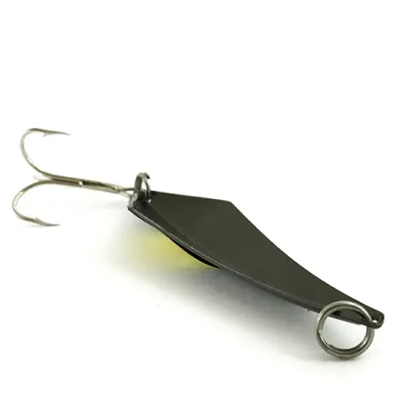 Rebel Arrowhead UV Skeddrag, Svart / Gul, 17g, UV-finish, #5709