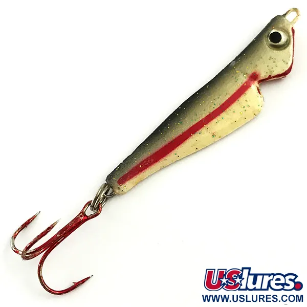 Hildebrandt Slab Master Red tail Jig, Guld/Röd, 9g, UV, #5712