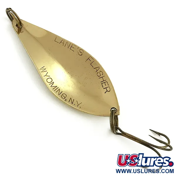 Lanes Tackle & Bait Lane's Flasher Skeddrag, Guld, 14g, Vintage, #5716