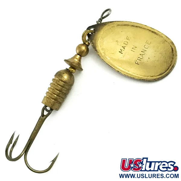 Mepps Aglia 3 Spinnare, Guld, 7g, Vintage 1950-tal, #5733