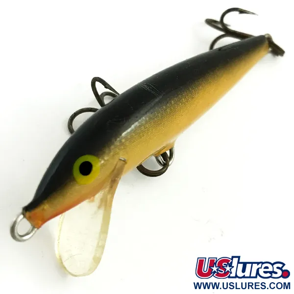 Rapala Original Floater Vobbler, Gold, 4g, Balsaträ, #5742