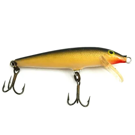 Rapala Original Floater Vobbler, Gold, 4g, Balsaträ, #5742