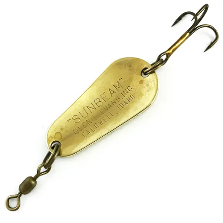 Glen L Evans Sunbeam Skeddrag, Guld, 9g, Vintage, #5762