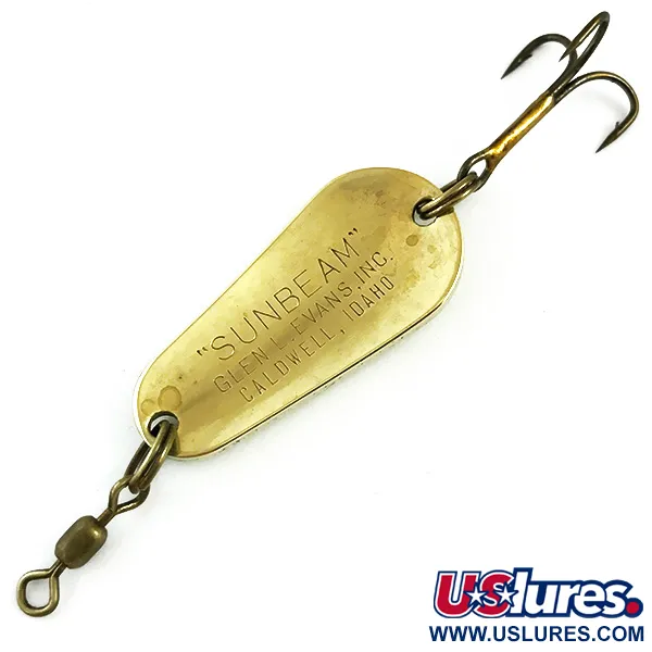 Glen L Evans Sunbeam Skeddrag, Guld, 9g, Vintage, #5762
