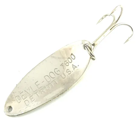 Dardevle Devle Dog 7600 Skeddrag, Grå/Nickel, 10g, Fjäll, #5782