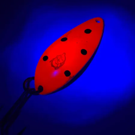 Eppinger Dardevle Devle Dog 7700 Skeddrag, Röd/Nickel, 14g, UV, #5783