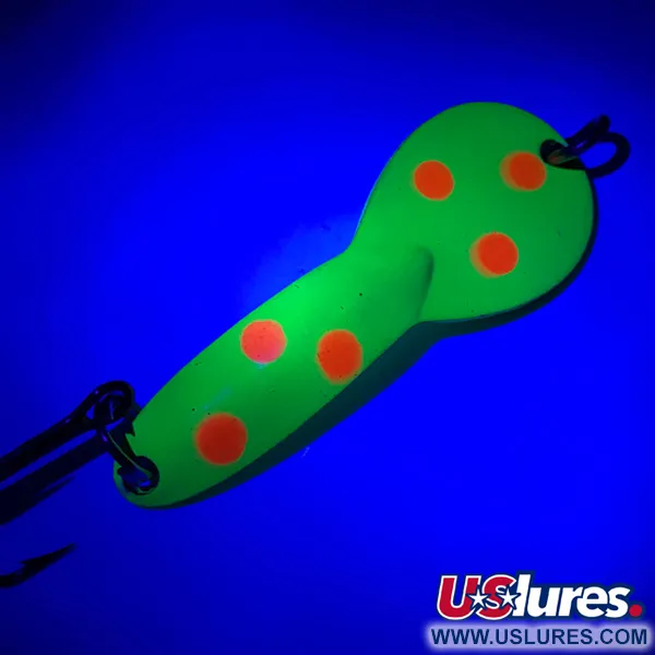 Glen Evans Loco 2 UV Skeddrag, Gul/Röd/Nickel, 7g, UV-reaktiv, #5790