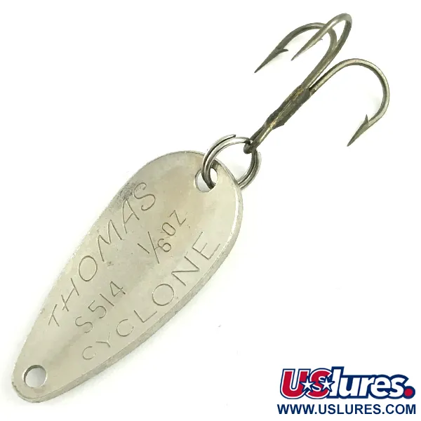 Thomas Cyclone Skeddrag, Silver / Röd, 4,3g, Fjällmönster, #5818