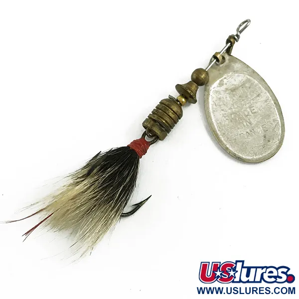 Mepps Aglia 3 dressed Spinnare, Silver, 7,3g, Naturhår, #5830