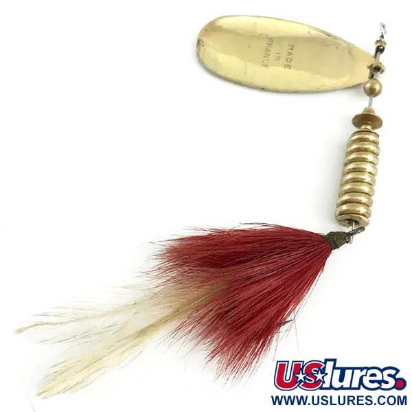 Mepps Comet 5 Spinnare 1960s, Guld, 14g, Utbytbar krok, #5843