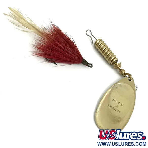 Mepps Comet 5 Spinnare 1960s, Guld, 14g, Utbytbar krok, #5843