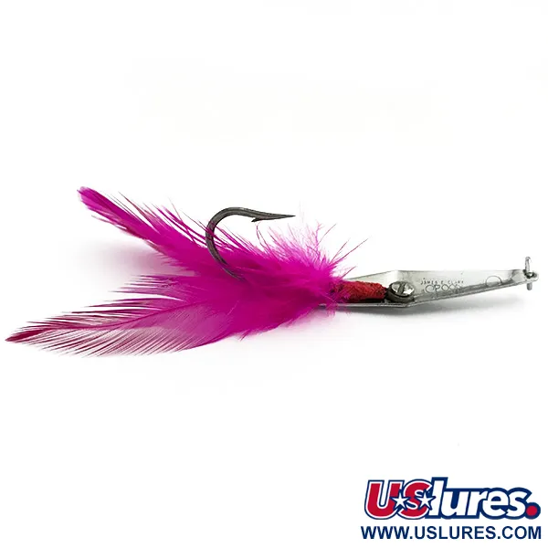 James E. Clark Clark Spoon Skeddrag, Krom/Rosa, 5g, Vasskyddad, #5856