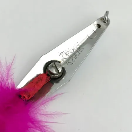 James E. Clark Clark Spoon Skeddrag, Krom/Rosa, 5g, Vasskyddad, #5856
