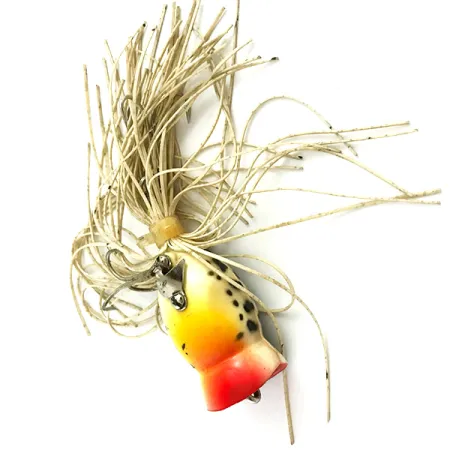 Fred Arbogast Hula Popper, Tiger, 8g, gummikjol, #5858