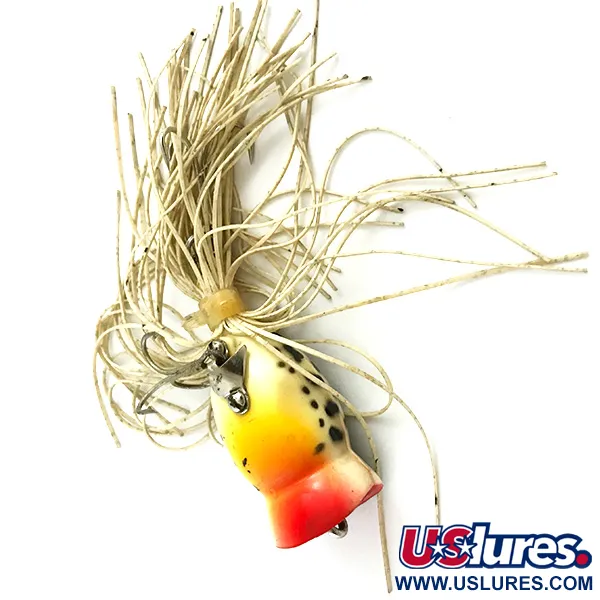 Fred Arbogast Hula Popper, Tiger, 8g, gummikjol, #5858