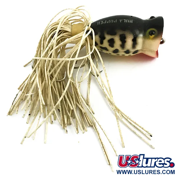 Fred Arbogast Hula Popper, Tiger, 8g, gummikjol, #5858