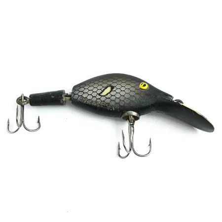 Eppinger Sparkle Tail Wobbler, Svart / Silver, 6.5cm, Ledad, #5860