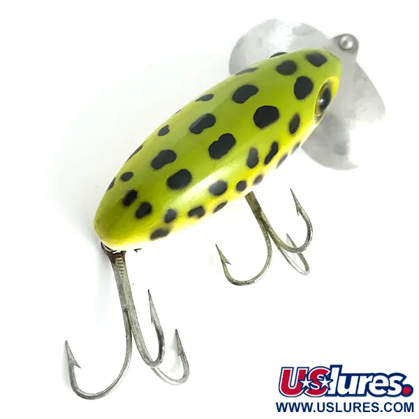 Fred Arbogast Jitterbug Ytbete, Frog, 14g, Aluminiumsked, #5861