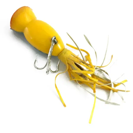 Fred Arbogast Hula Popper, Fire Tiger, 3g, Gummikjol, #5867