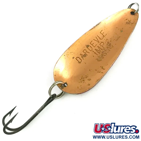 Eppinger Dardevle Imp Skeddrag, Röd/Vit/Koppar, 11g, Koppar, #5873