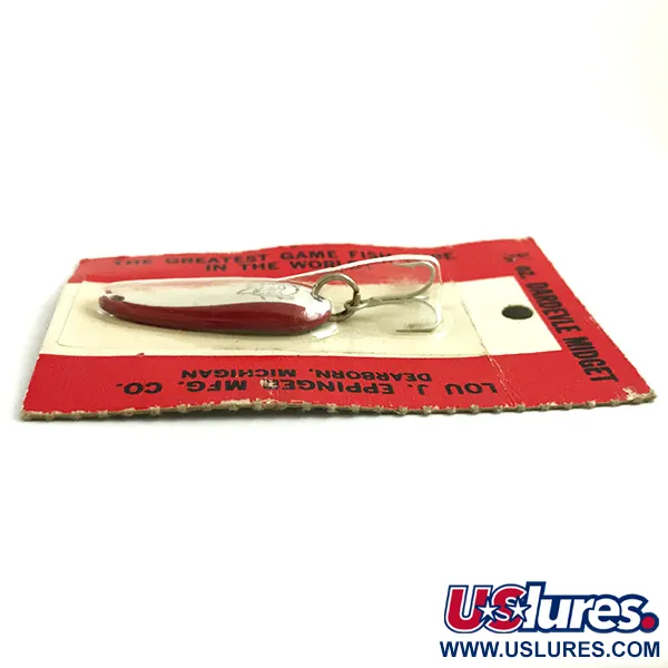 Eppinger Dardevle Midget Skeddrag, Röd/Vit, 6g, Vintage, #5894