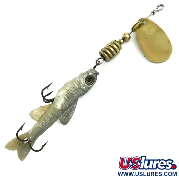 Vintage Mepps Comet Mino 2 (1960s) Spinnare, Guld, 6g, Jigg, #5898