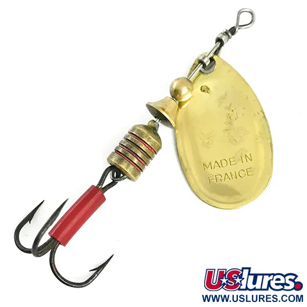 Mepps Aglia 2 Spinnare, Guld, 4,5g, Mässingskropp, #5899