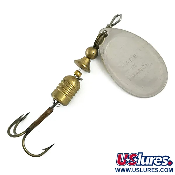 Mepps Aglia 2 (1950s) Spinnare, Silver, 4,5g, British Patent, #5906